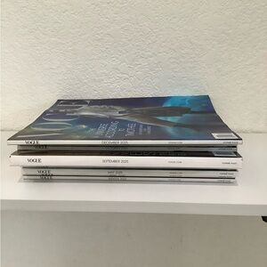 Vogue Magazines 2025 Bundle of 8 Includes Current Issue